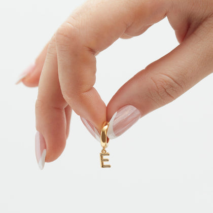 Love Letter Hoops Gold